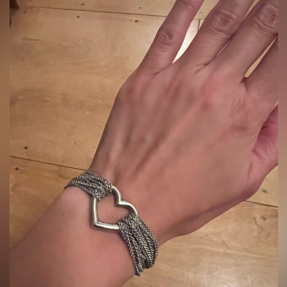 Tiffany & Co. Elisa Peretti
Sterling Silver Multi-Chain Heart Bracelet - Picture 9 of 9